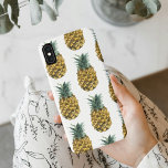 Tropische Waterverf Pineappel Naadloos patroon Case-Mate iPhone Case<br><div class="desc">Tropische Waterverf Pineappel Naadloos patroon</div>