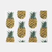 Tropische Waterverf Pineappel Naadloos patroon Deurmat (Voorkant)
