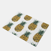 Tropische Waterverf Pineappel Naadloos patroon Deurmat (Schuin)