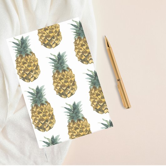 Tropische Waterverf Pineappel Naadloos patroon Post-it® Notes
