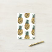 Tropische Waterverf Pineappel Naadloos patroon Post-it® Notes (Op bureau)