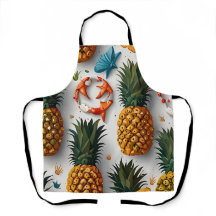 Tropische Waterverf Pineappel Naadloos patroon