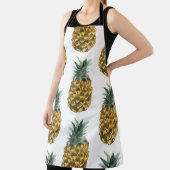 Tropische Waterverf Pineappel Naadloos patroon Schort (Insitu)