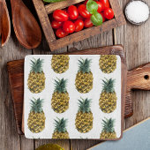 Tropische Waterverf Pineappel Naadloos patroon Snijplank