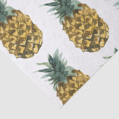 Tropische Waterverf Pineappel Naadloos patroon Tissuepapier (Detail)
