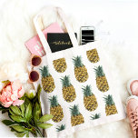 Tropische Waterverf Pineappel Naadloos patroon Tote Bag<br><div class="desc">Tropische Waterverf Pineappel Naadloos patroon</div>