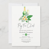 Tropische Waterverf Pop Fizz Clink Kaart (Voorkant)