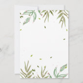 Tropische Waterverf Schattige Lion Boys Baby showe Kaart (Achterkant)