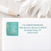 Tropische Waterverf SEAson's groeten Etiket (Insitu)