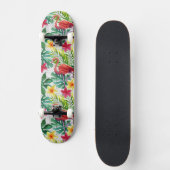 Tropische Waterverf Skateboard (Voorkant)