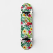 Tropische Waterverf Skateboard (Voorkant)