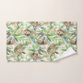 Tropische Waterverf Slotpatroon Bad Handdoek (Handdoek)