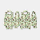 Tropische Waterverf Slotpatroon Bedankdoosjes (Uitgevouwen)