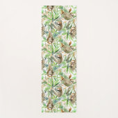Tropische Waterverf Slotpatroon Yogamat (Voorkant)