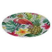 Tropische Waterverf Snijplank (Hoek)