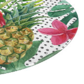 Tropische Waterverf Snijplank (Hoek)