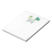 Tropische Waterverf Stationery Palmbomen Auto Notitieblok (Linkerzijde)