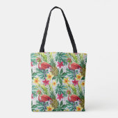 Tropische Waterverf Tote Bag (Achterkant)