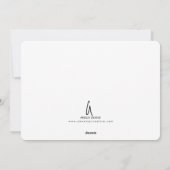 Tropische Waterverf Vakantie Groeten Kaart (Achterkant)