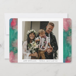 Tropische Waterverf Vakantie Groeten Kaart