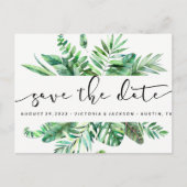 Tropische Waterverf van de klasse met uitzondering Aankondigingskaart (Voorkant)