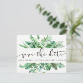 Tropische Waterverf van de klasse met uitzondering Aankondigingskaart (Staand voorkant)