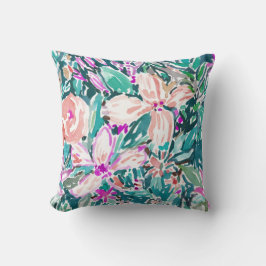 TROPISCHE Waterverf VAN KUNSTSTSTOF 2 ZIJDE Kussen