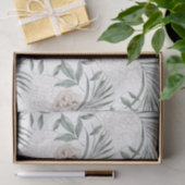 Tropische Waterverf verlaat- en blokpatroon Tissuepapier (Geschenk)