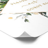 Tropische Waterverf verlaat het gebarentaal van de Poster (Hoek)