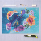 Tropische Waterverf vismeel, vers water Tissuepapier (Craft)