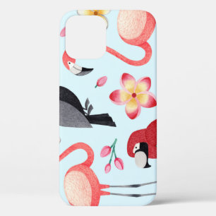 Tropische Waterverf: vogelbloem fusie. Case-Mate iPhone Case