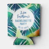 Tropische Waterverf voor olievlekken Aangepaste ba Blikjeskoeler (Voorkant)