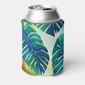 Tropische Waterverf voor olievlekken Aangepaste ba Blikjeskoeler (Blikje Achterkant)