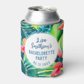 Tropische Waterverf voor olievlekken Aangepaste ba Blikjeskoeler (Blikje Voorkant)