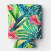 Tropische Waterverf voor olievlekken Aangepaste ba Blikjeskoeler (Achterkant)