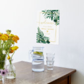 Tropische waterverf vrijgezellenfeest welkom folie afdrukken (Laag (Keuken))