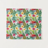 Tropische Waterverf Wandkleed (Voorkant (horizontaal))