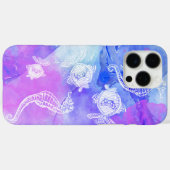 Tropische Waterverf Zeepaarden Case-Mate iPhone Case (Achterkant (horizontaal))