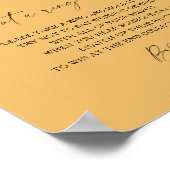 Tropische waterverf - zet een ring op het spel poster (Hoek)