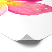 Tropische Waterverf zomerdag Poster (Hoek)