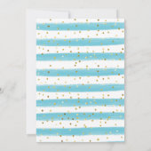 Tropische Waterverf Zwembad Zomer Baby shower Kaart (Achterkant)