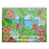 Tropische Waterverven Kalender (Hoes)