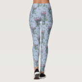 Tropische Waterverven van Flamingos Herhalen afdru Leggings (Achterkant)