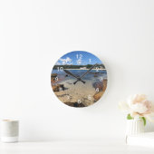 Tropische waterwandklok ronde klok (Huis)