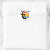Tropische Waves Summer Beach Getaway Sticker (Tas)