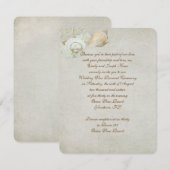 Tropische weddenschap Vow Renewal Kaart (Voorkant / Achterkant)