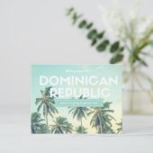 Tropische weddenschappen in de Dominicaanse Republ Aankondigingskaart (Staand voorkant)