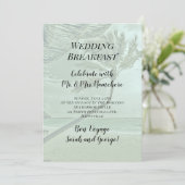 Tropische weduwen Pas getrouwd voor snelle uitzend Kaart (Staand voorkant)