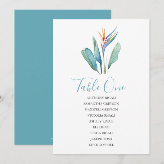 Tropische weduwenkaart kaart (Voorkant / Achterkant)