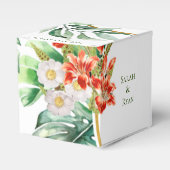 Tropische weduwenkast bedankdoosjes (Voorkant Zijde)